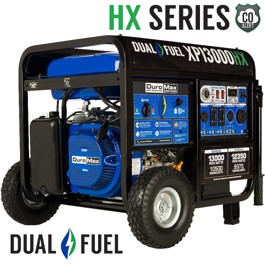 DuroMax XP13000HX Dual-Fuel Generator